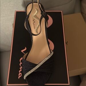 Nina Blue Sandals Elegant Summer Footwear